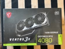 MSI Ventus GeForce RTX 4080 16GB GDDR6X PCI Express 4.0 Graphics Card VENTUS 3X