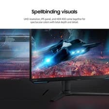Samsung Odyssey G70B 28" 4K UHD IPS Gaming Monitor, 144Hz, 1ms, DisplayHDR 400,