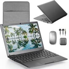 NEW 10'' Mini Laptop Windows 11 Notebook 8GB 128GB Intel Celeron Quad-Core WiFi
