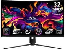 MSI 32" 240 Hz QD-OLED UHD Gaming Monitor Adaptive Sync 3840 x 2160 (4K) MPG 321