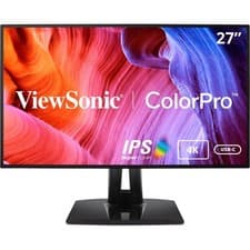 ViewSonic VP2768a-4K 27 Inch Premium IPS 4K Monitor with Advanced Ergonomics, Co