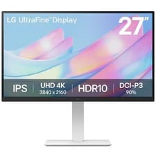 LG 27 Inch 4K UHD UltraFine IPS PC Monitor HDR10 3840x2160 (27US550-W)